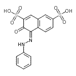 CAS#: 5859-00-7， (4Z)-3-Oxo-4-(Phenylhydrazono)-3,4-Dihydro-2,7-Naphthalenedisulfonic Acid