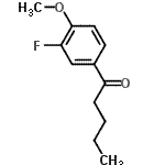 CAS#: 586-20-9， 1-(3-Fluoro-4-Methoxyphenyl)-1-Pentanone