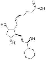 CAS#: 58611-97-5， (5Z)-7-[(1R,2R,3R,5S)-2-[(1E,3S)-3-Cyclohexyl-3-hydroxy-1-propenyl]-3,5-dihydroxycyclopentyl]-5-Heptenoic Acid