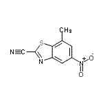 CAS#: 58639-33-1， 7-Methyl-5-Nitro-1,3-Benzothiazole-2-Carbonitrile