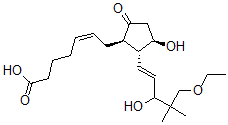 CAS#: 58687-40-4， (Z)-7-[(1R,2R,3R)-2-[(E)-5-Ethoxy-3-hydroxy-4,4-dimethylpent-1-enyl]-3-hydroxy-5-oxocyclopentyl]hept-5-enoic acid