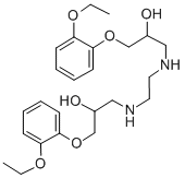 CAS#: 58774-82-6， 1,1'-(1,2-Ethanediyldiimino)bis[3-(2-ethoxyphenoxy)-2-Propanol
