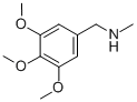 structure of CAS# 58780-82-8, N-Methyl-3,4,5-Trimethoxybenzylamine;Methyl-[(3,4,5-Trimethoxyphenyl)Methyl]Ammonium;Methyl-(3,4,5-Trimethoxybenzyl)Ammonium;Zinc02569765
