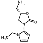 CAS#: 587869-32-7， (5S)-5-(Aminomethyl)-3-(1-Ethyl-1H-Pyrrol-2-Yl)-1,3-Oxazolidin-2-One