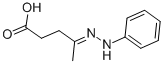structure of CAS# 588-60-3, Levulinic Acid Phenylhydrazone Lactam;(4Z)-4-(Phenylhydrazono)Pentanoic Acid;(4Z)-4-(Phenylhydrazono)Valeric Acid;Antithermin