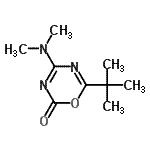 CAS#: 58826-34-9， 4-(Dimethylamino)-6-(2-Methyl-2-Propanyl)-2H-1,3,5-Oxadiazin-2-One