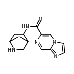 CAS#: 588725-51-3， N-(2-Azabicyclo[2.2.1]Hept-5-Yl)Imidazo[1,2-a]Pyrazine-6-Carboxamide