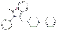 CAS#: 58912-52-0， 2-Phenyl-1-[(4-Phenyl-1-Piperazinyl)Methyl]-3-Methylindolizine