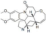 结构式 CAS# 5892-11-5, 番木鳖碱