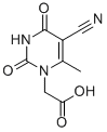 structure of CAS# 5900-45-8, 2-[5-Cyano-6-Methyl-2,4-Dioxo-3,4-Dihydro-(2H)-Pyrimidin-1-Yl]Acetic Acid;2-[5-Cyano-6-Methyl-2,4-Dioxo-3,4-Dihydro-(2H)-Pyrimidin-1-Yl]Acetic Acid;2-[5-Cyano-3,4-Dihydro-2,4-Dioxo-6-Methyl-2H-Pyrimidin-1-Yl]Acetic Acid;2-[5-Cyano-6-Methyl-2,4-Dioxo-3,4-Dihydro-1(2H)-Pyrimidinyl]Acetic Acid