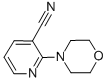 structure of CAS# 59025-37-5, 2-Morpholinonicotinonitrile;2-(Morpholin-4-Yl)Pyridine-3-Carbonitrile, 4-(3-Cyanopyridin-2-Yl)Morpholine, 2-(Morpholin-4-Yl)-3-Cyanopyridine;2-(4-Morpholinyl)Nicotinonitrile(SALTDATA: FREE);2-Morpholino-3-Cyanopyridine