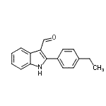 CAS#: 590391-03-0， 2-(4-Ethylphenyl)-1H-Indole-3-Carbaldehyde