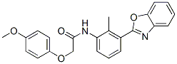 CAS#: 590396-01-3， N-[3-(2-Benzoxazolyl)-2-Methylphenyl]-2-(4-Methoxyphenoxy)-Acetamide