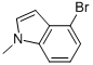 structure of CAS# 590417-55-3, 4-Bromo-1-Methyl-1H-Indole;4-Bromo-1-Methyl-1H-Indole 97%;4-BROMO-1-METHYL-1H-INDOLE