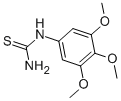 structure of CAS# 59083-54-4, 1-(3,4,5-Trimethoxyphenyl)-2-Thiourea;1-(3,4,5-TRIMETHOXYPHENYL)-2-THIOUREA