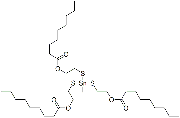 CAS#: 59118-93-3， (Methylstannylidyne)Tris(Thioethane-1,2-Diyl) Trinonan-1-Oate