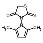 CAS#: 591223-87-9， 3-(2,5-Dimethyl-1H-Pyrrol-1-Yl)-2-Thioxo-1,3-Thiazolidin-4-One