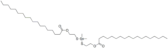 CAS#: 59138-44-2， (Dimethylstannylene)Bis(Thioethane-1,2-Diyl) Distearate