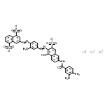 CAS 登录号：5915-62-8， 三钠3-{[4-({6-[(4-氨基-3-甲基苯甲酰)氨基]-1-羟基-3-磺酸-2-萘基}偶氮)-2-甲基苯基]偶氮}-1,5-萘二磺酸酯