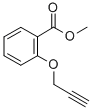 结构式 CAS# 59155-84-9, 2-(2-丙炔基氧基)苯甲酸甲酯