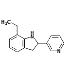 CAS#: 591767-35-0， 7-Ethyl-2-(3-Pyridinyl)Indoline