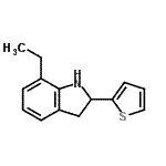 CAS#: 591767-37-2， 7-Ethyl-2-(2-Thienyl)Indoline