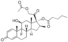 CAS#: 5919-89-1， 9-Fluoro-11beta,17,21-Trihydroxy-16beta-Methylpregna-1,4-Diene-3,20-Dione 21-Acetate 17-Valerate