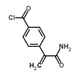 CAS#: 59190-00-0， 4-(3-Amino-3-Oxo-1-Propen-2-Yl)Benzoyl Chloride