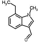 CAS#: 593237-10-6， 7-Ethyl-1-Methyl-1H-Indole-3-Carbaldehyde