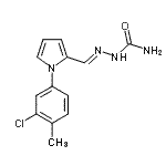 CAS#: 593273-51-9， (2E)-2-{[1-(3-Chloro-4-Methylphenyl)-1H-Pyrrol-2-Yl]Methylene}Hydrazinecarboxamide
