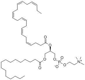 CAS 登录号:59403-54-2, 1-棕榈酰-2-二十二碳六烯酰-Sn-甘油-3-磷酰胆碱