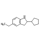 CAS#: 594817-35-3， 2-Cyclopentyl-5-Ethylindoline