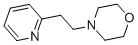 structure of CAS# 59566-50-6, 2-(beta-Morpholinoethyl)Pyridine;4-[2-(2-Pyridyl)Ethyl]Morpholine;Nci42645;Ncistruc2_000293