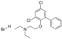 CAS#: 5957-22-2, 2-((3,5-Dichloro(1,1'-Biphenyl)-2-Yl)Oxy)-N,N-Diethyl-Ethanamine Hydrobromide