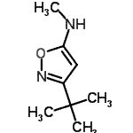 CAS#: 59669-75-9， N-Methyl-3-(2-Methyl-2-Propanyl)-1,2-Oxazol-5-Amine