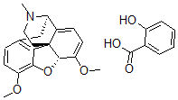 CAS 登录号：5967-76-0， 蒂巴因水杨酸盐