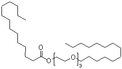 CAS 登录号：59686-68-9， 豆蔻醇聚醚-3 肉豆蔻酸酯