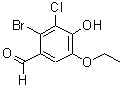 CAS#: 597545-04-5， 2-Bromo-3-Chloro-5-Ethoxy-4-Hydroxybenzaldehyde