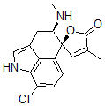 CAS#: 59787-46-1， trans-(+-)-8-Chloro-3,4-dihydro-4'-methyl-4-(phenylamino)-Spiro(benz(cd)indole-5(1H),2'(5'H)-furan)-5'-one