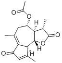 CAS#: 5989-43-5， (3S)-4beta-Acetoxy-3,3abeta,4,5,9abeta,9balpha-Hexahydro-3beta,6,9-Trimethylazuleno[4,5-b]Furan-2,7-Dione