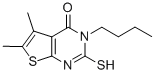 CAS#: 59898-61-2， 3-Butyl-2-Mercapto-5,6-Dimethyl-3H-Thieno[2,3-d]Pyrimidin-4-One