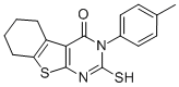CAS#: 59898-69-0， 2-Mercapto-3-p-Tolyl-5,6,7,8-Tetrahydro-3H-Benzo[4,5]Thieno[2,3-d]Pyrimidin-4-One