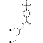 CAS 登录号：59986-40-2， 2-乙基己基4-(三氟甲基)苯甲酸酯