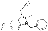 CAS#: 60011-55-4， 5-Methoxy-2-Methyl-1-(Phenylmethyl)-1H-Indole-3-Acetonitrile