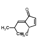 CAS#: 600684-12-6， (4S,5E)-4-Methyl-5-(2-methylpropylidene)-2-cyclopenten-1-one
