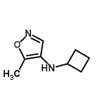 CAS#: 600699-32-9， N-Cyclobutyl-5-methyl-1,2-oxazol-4-amine