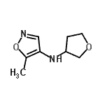 CAS#: 600699-48-7， 5-Methyl-N-(tetrahydro-3-furanyl)-1,2-oxazol-4-amine