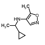 CAS#: 600699-53-4， N-(1-Cyclopropylethyl)-5-methyl-1,2-oxazol-4-amine
