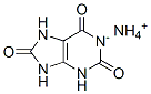 structure of CAS# 6009-66-1, Ammonium Urate;Ammonia;7,9-Dihydro-3H-Purine-2,6,8-Trione;Ammonia;Uric Acid;1H-Purine-2,6,8(3H)-Trione, 7,9-Dihydro-, Monoammonium Salt