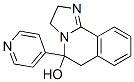 CAS 登录号：60099-37-8， 2,3,5,6-四氢-5-(4-吡啶基)咪唑并[2,1-a]异喹啉-5-醇